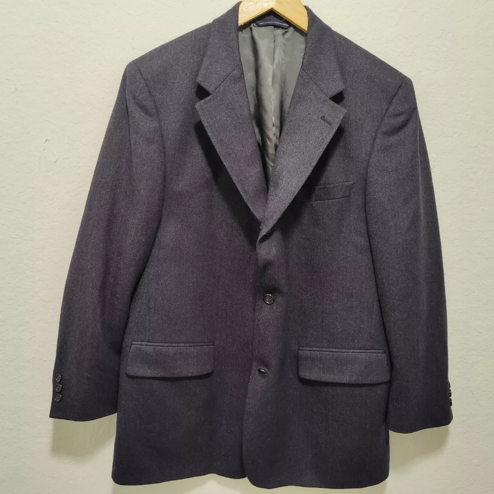 BROOKS BROTHERS Mens Blazer Sport Coat Casual Jacket Size Wool / Cashmere Blend